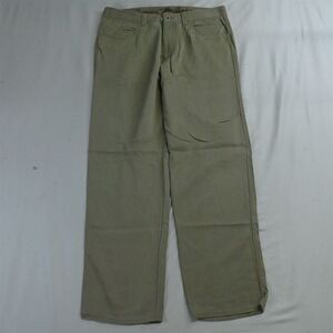 Tommy Bahama 33 x 32‎ Khaki Relaxed Flat Front Mens 5 Pocket Chino Pants